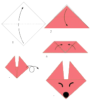 простые схемы оригами для детей
