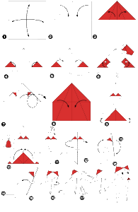 оригами собачка из бумаги как сделать