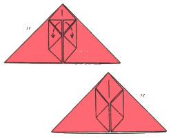 надувные оригами водяная бомбочка шаги 11-12