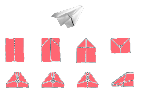 как сделать самолетик из бумаги